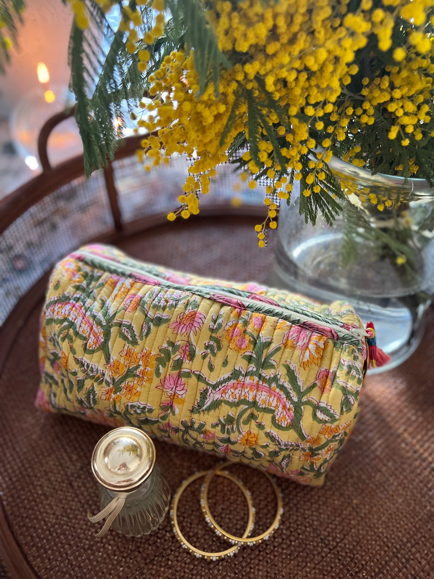 Cosmetic Pouch Yellow