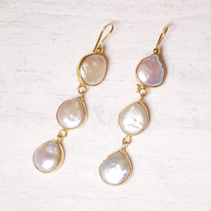 Long Pearl Earrings