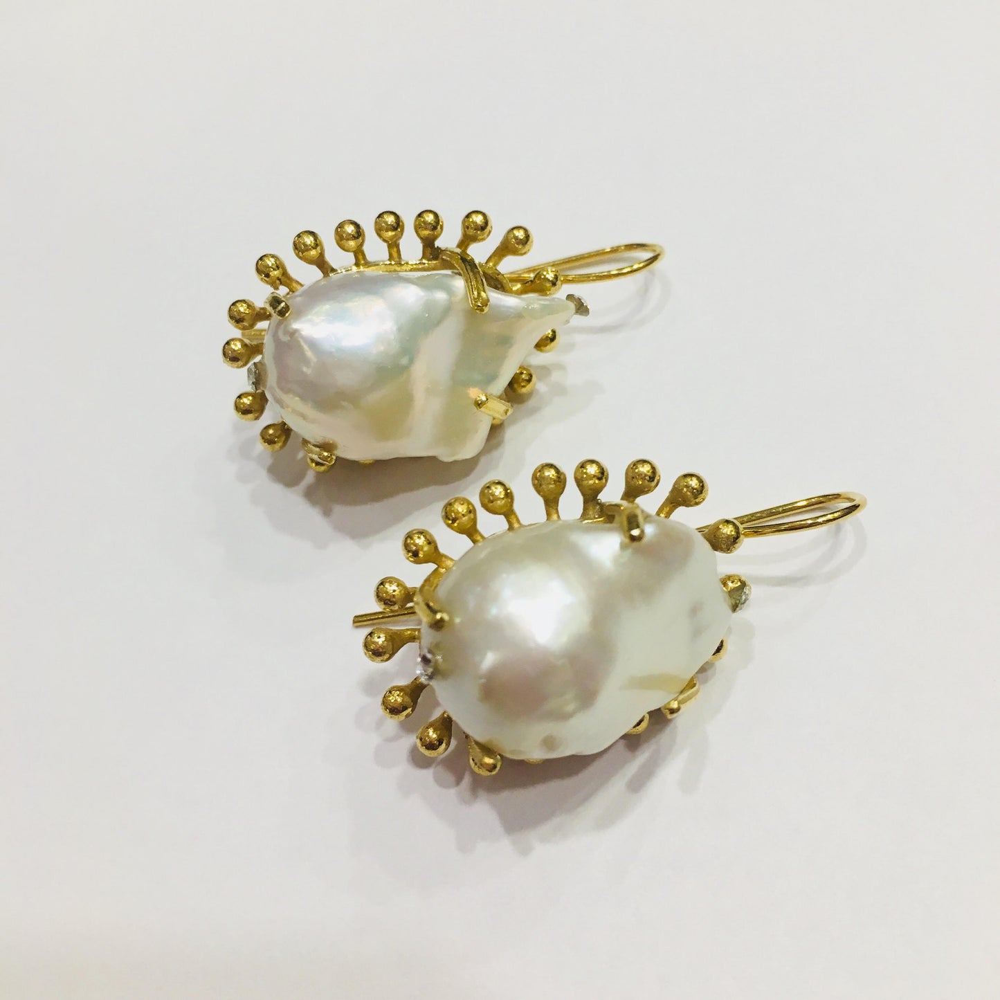 Earrings Pearl Flower